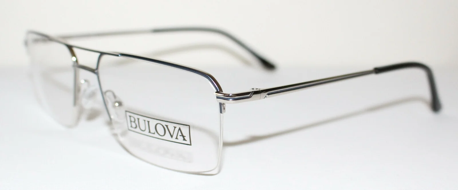BULOVA SAN CLEMENTE BLUE New Double Bridge Optical Eyeglass Frame For Men