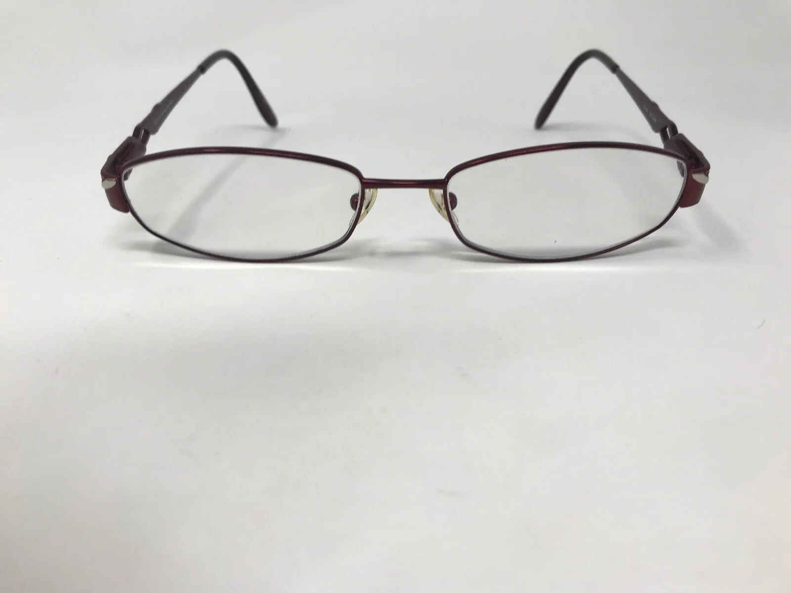 BULOVA “TACOMA” Eyeglasses Frame Petite 52-17-135 Burgundy Matte/Silver SH21 2