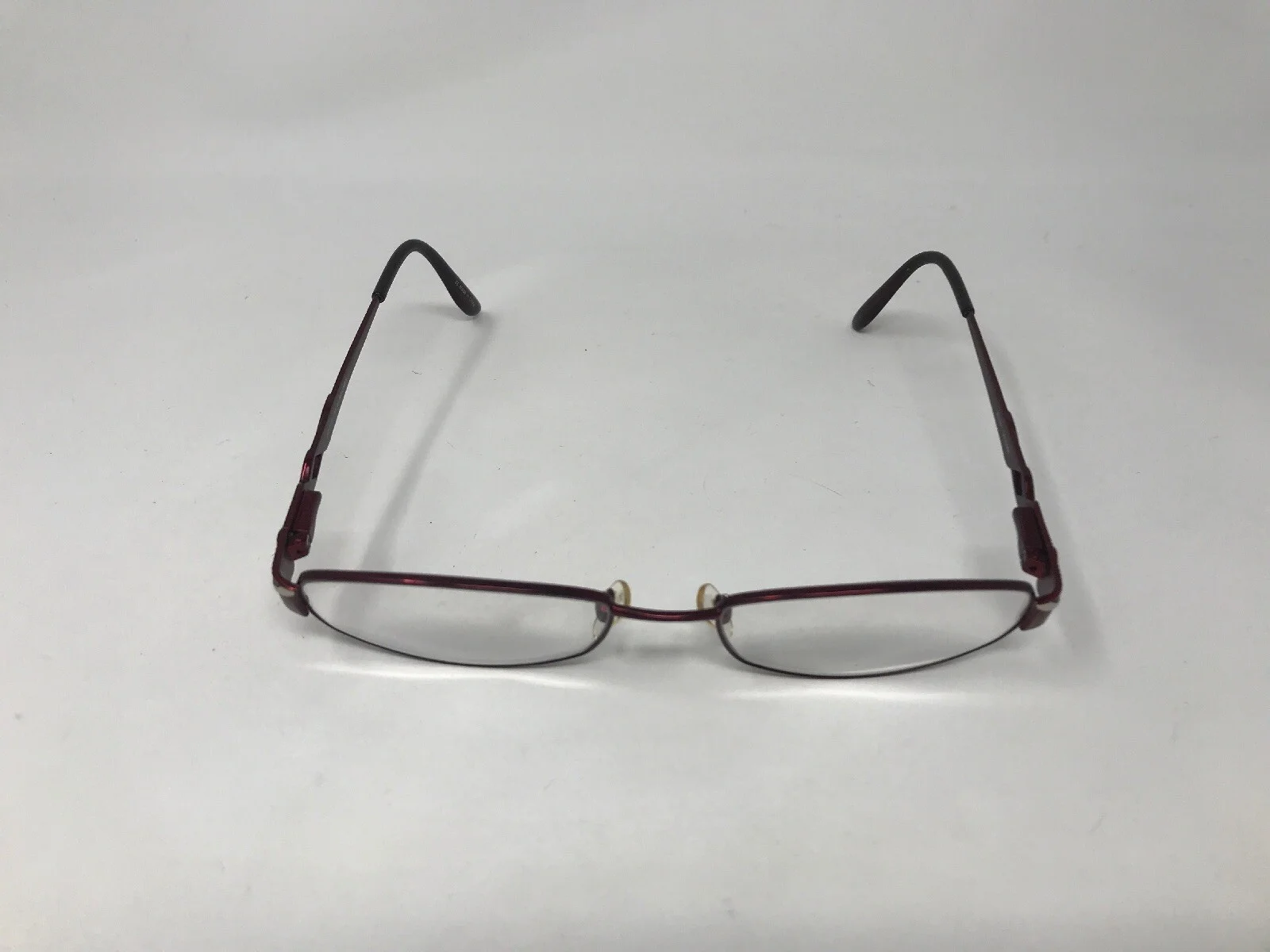 BULOVA “TACOMA” Eyeglasses Frame Petite 52-17-135 Burgundy Matte/Silver SH21 3