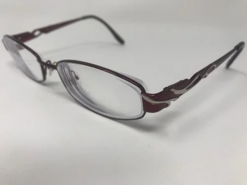 BULOVA TACOMA Eyeglasses Womens 52–17-135 Matte Burgundy JD63