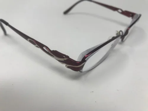 BULOVA TACOMA Eyeglasses Womens 52–17-135 Matte Burgundy JD63 4
