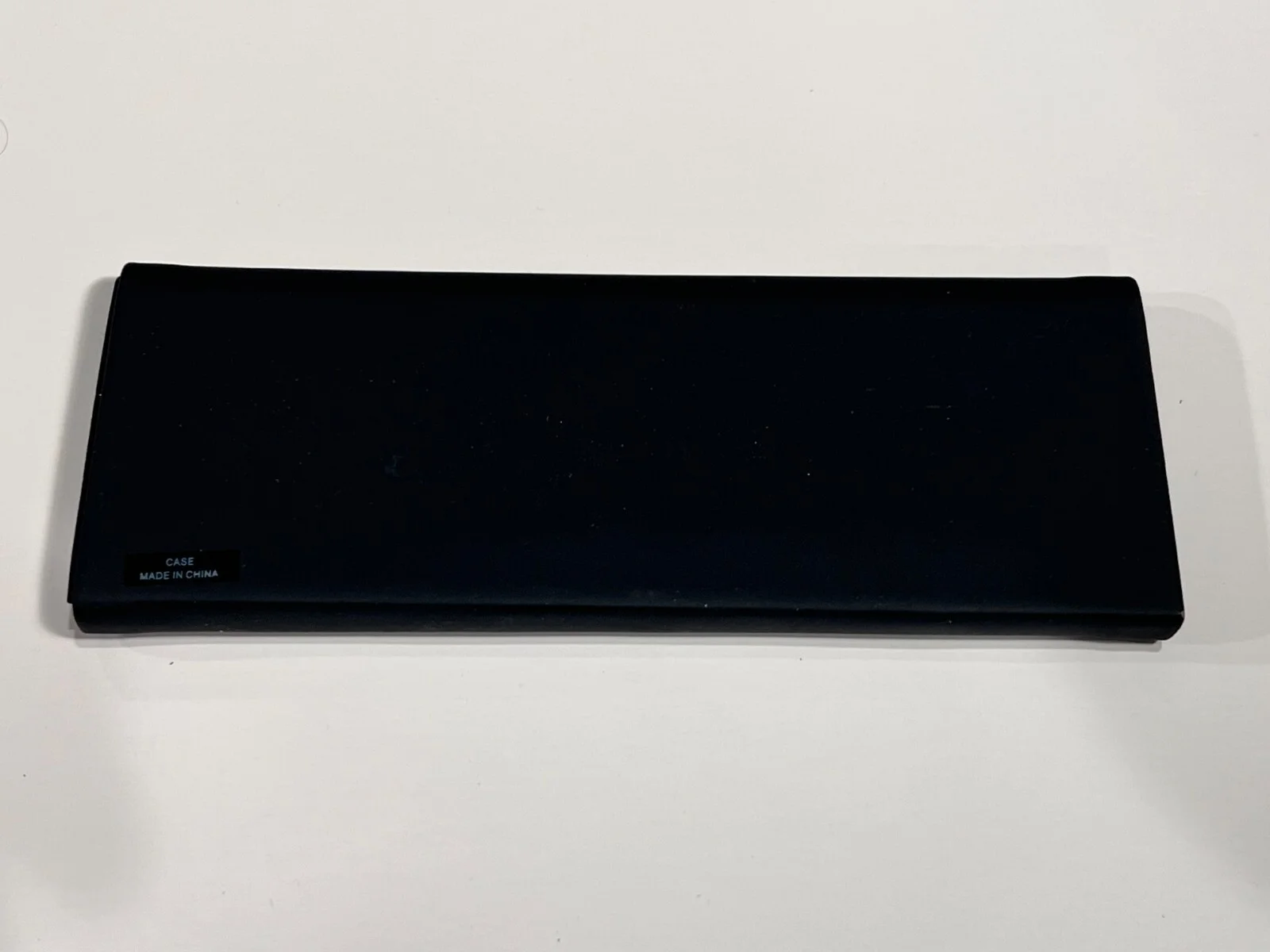 BULOVA Triangular Sunglasses Eyeglasses Black Magnetic Leather Hard Case 4