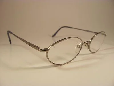 Bulova Vienna Periwinkle Silver Titanium Oval Full-Rim RX Eyeglass Frames