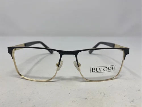 Bulova Winterset GREY 55-17-140 Gray/Gold Metal Full Rim Eyeglasses Frame O433 2