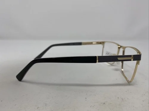 Bulova Winterset GREY 55-17-140 Gray/Gold Metal Full Rim Eyeglasses Frame O433 4