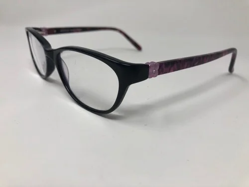 BUM EQUIPMENT FABULOUS Eyeglasses Frame 50-16-135 Black Purple Tortoise AV29