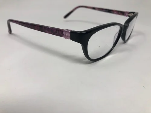 BUM EQUIPMENT FABULOUS Eyeglasses Frame 50-16-135 Black Purple Tortoise AV29 4