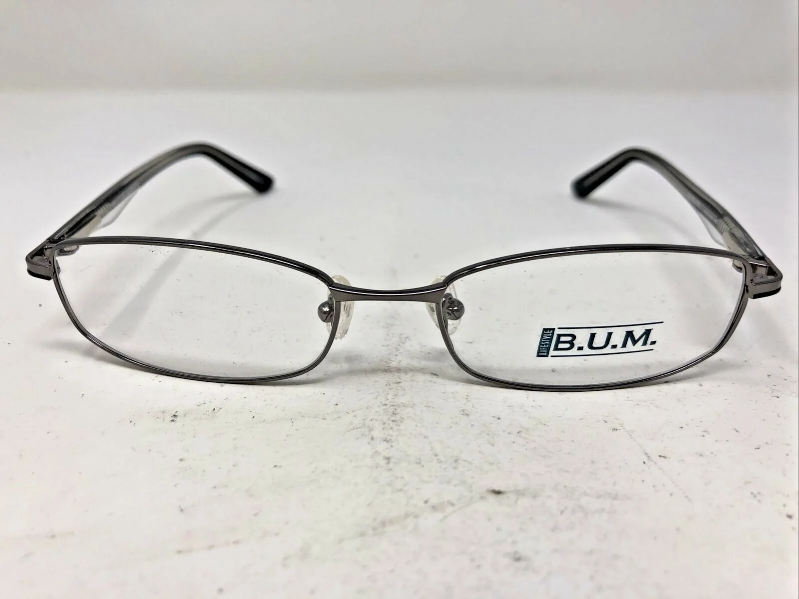 BUM Eyeglasses Frames SOCCER Gunmetal Black 54-17-135 L417