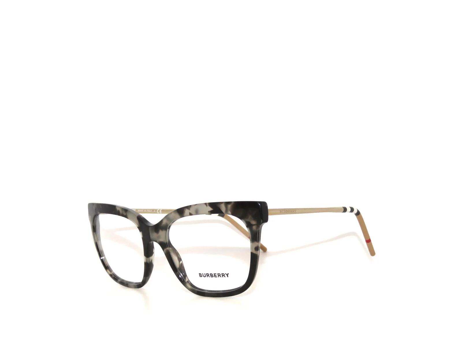 Burberry 2271 3533 52 Black Gray Havana Eyeglasses BE2271 1