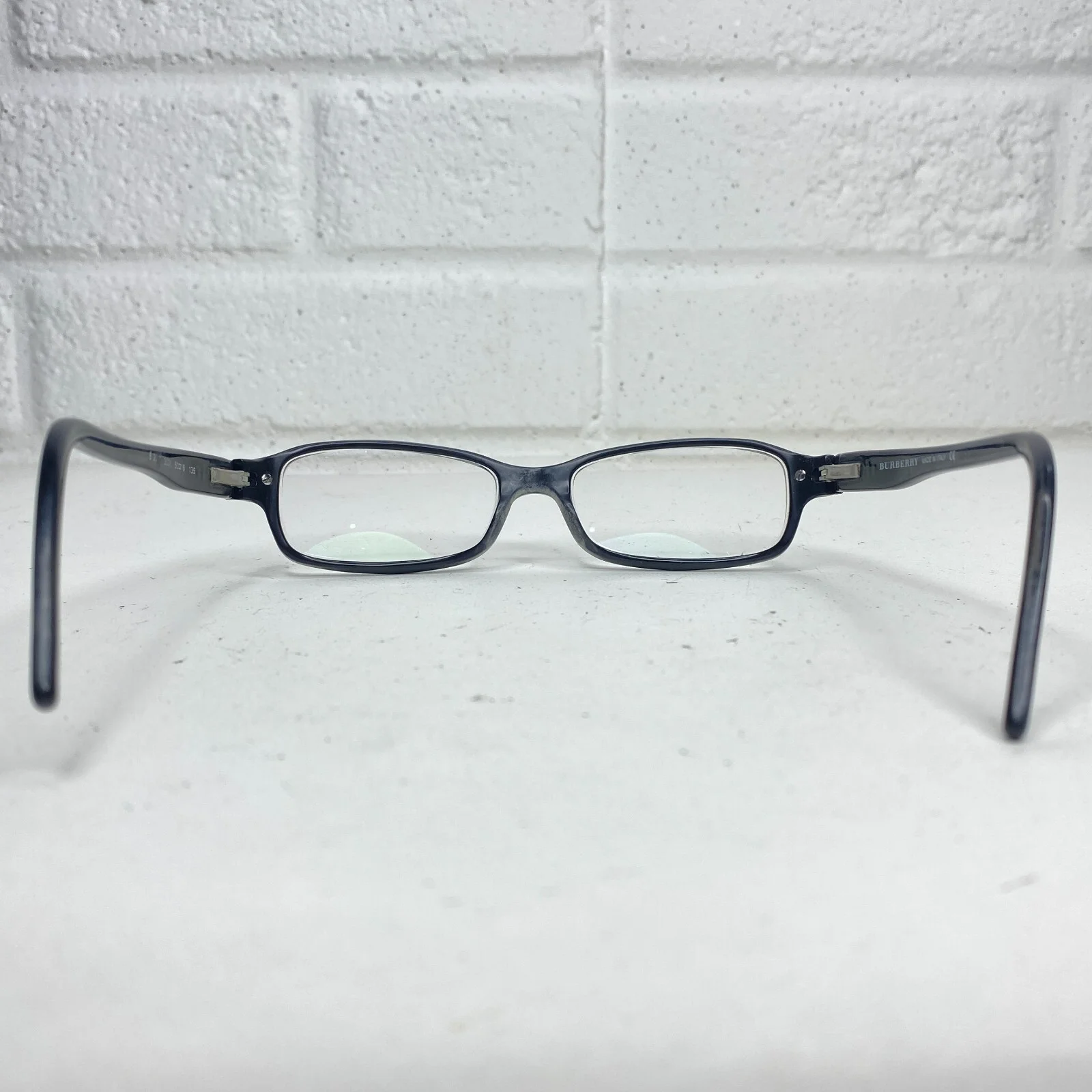 Burberry B 2017 3001 Eyeglasses Frames Black Gray Square Full Rim 50-16-135 1807 3