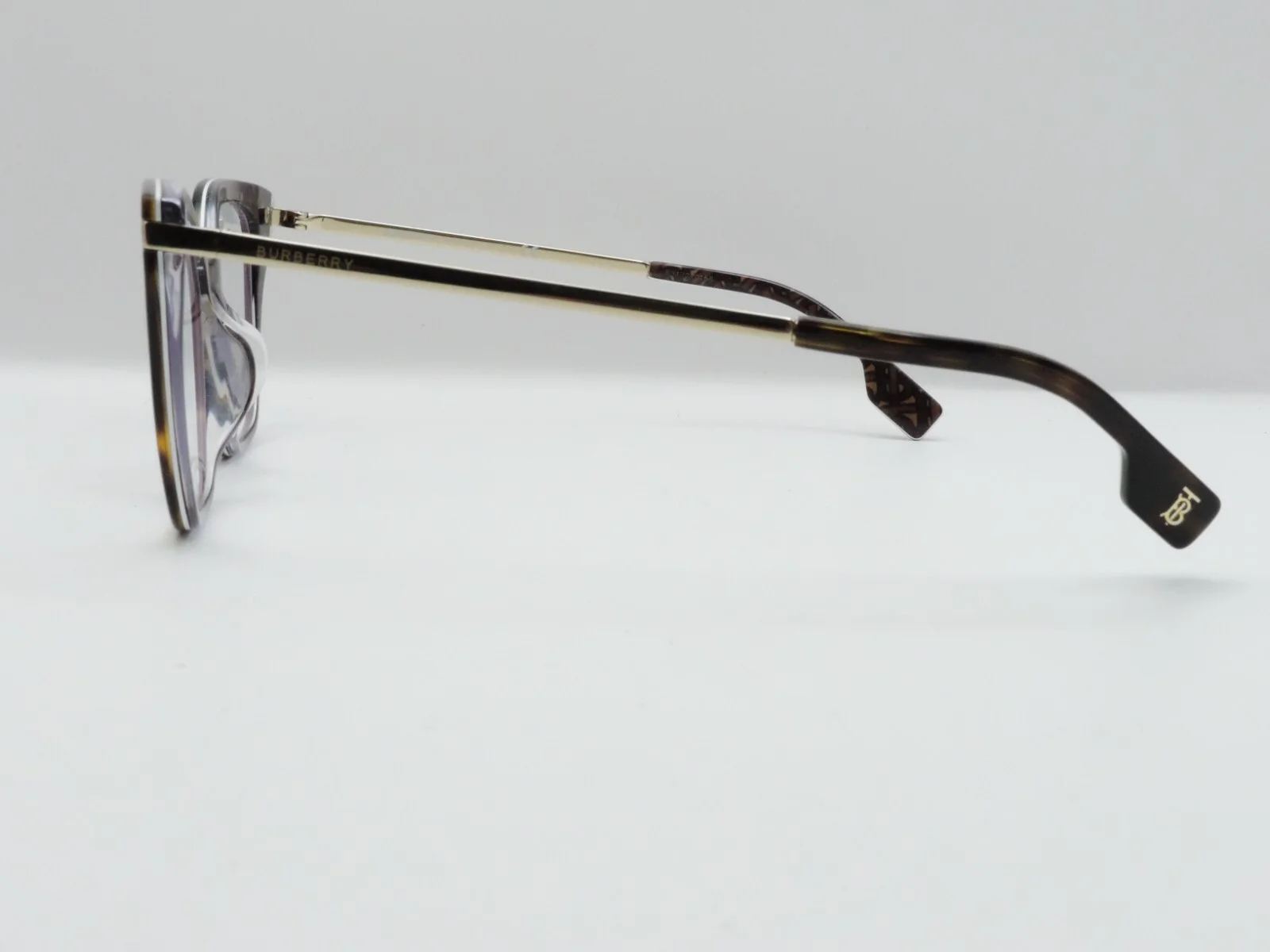 BURBERRY B 2130-F SQUARE ACETATE EYEGLASS FRAMES 3827 HAVANA 52-19-140 ASIAN FIT 3