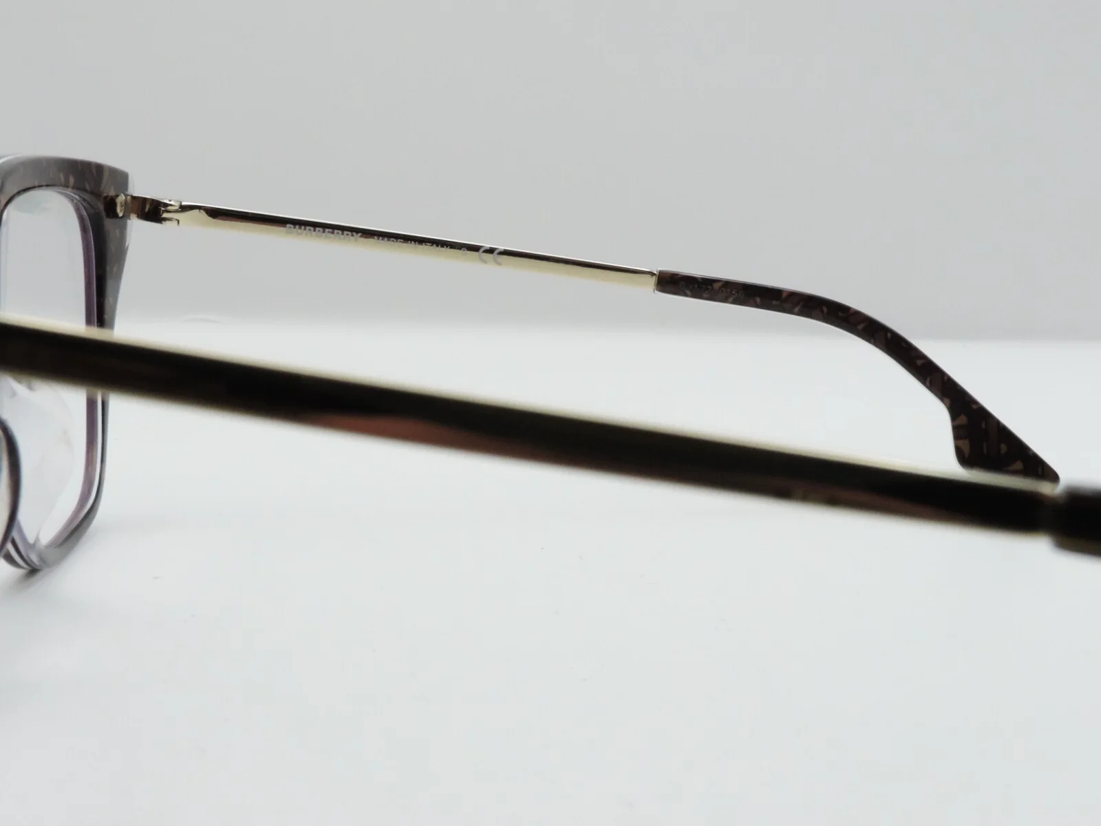 BURBERRY B 2130-F SQUARE ACETATE EYEGLASS FRAMES 3827 HAVANA 52-19-140 ASIAN FIT 4