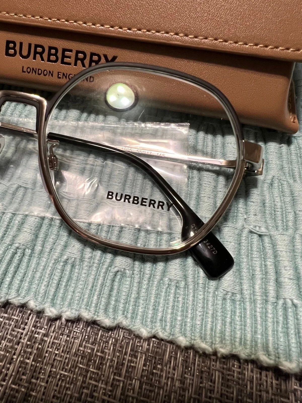 Burberry B1379-D eyeglasses NEW Made In Italy 2