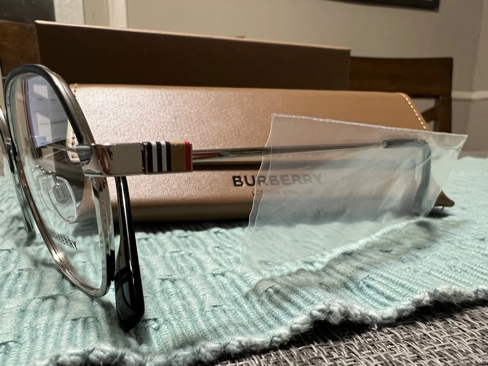 Burberry B1379-D eyeglasses NEW Made In Italy 3