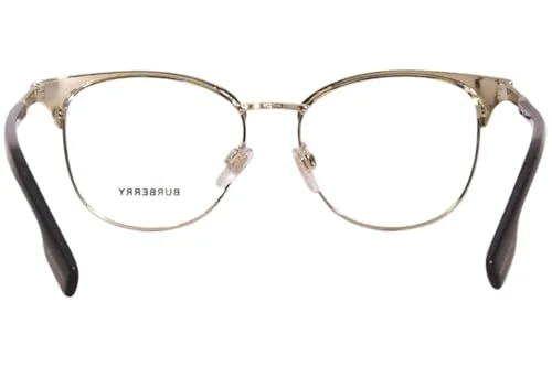 Burberry BE 1313Q 1237 Black Light Gold Metal Square Eyeglasses 53mm 4