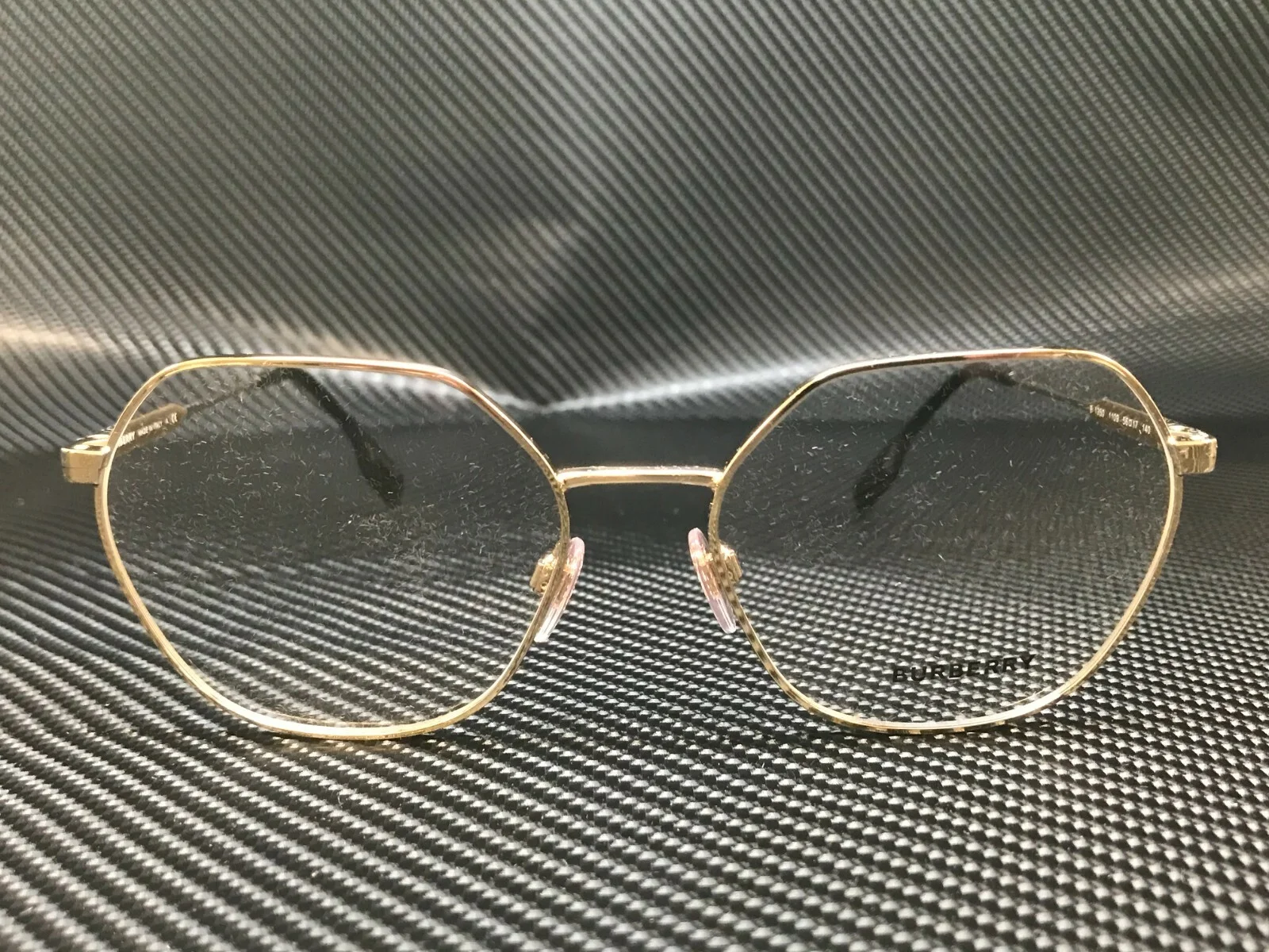 BURBERRY BE1350 1109 Gold Round 56 mm Women 2