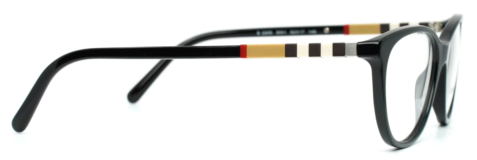 BURBERRY BE2205 3001 Black Womens Cat Eye Full Rim Eyeglasses 52-17-145 B:39 4