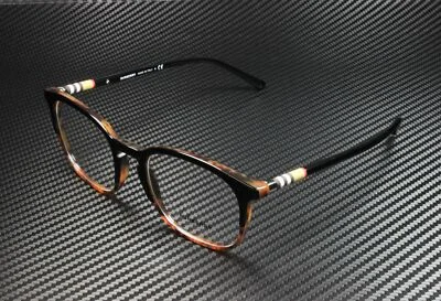 BURBERRY BE2272 3721 Top Black On Havana Demo Lens 53 mm Men
