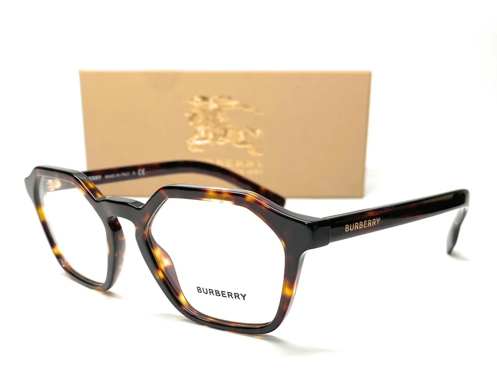 BURBERRY BE2294 3002 Dark Havana Demo Lens Women Eyeglasses 51mm