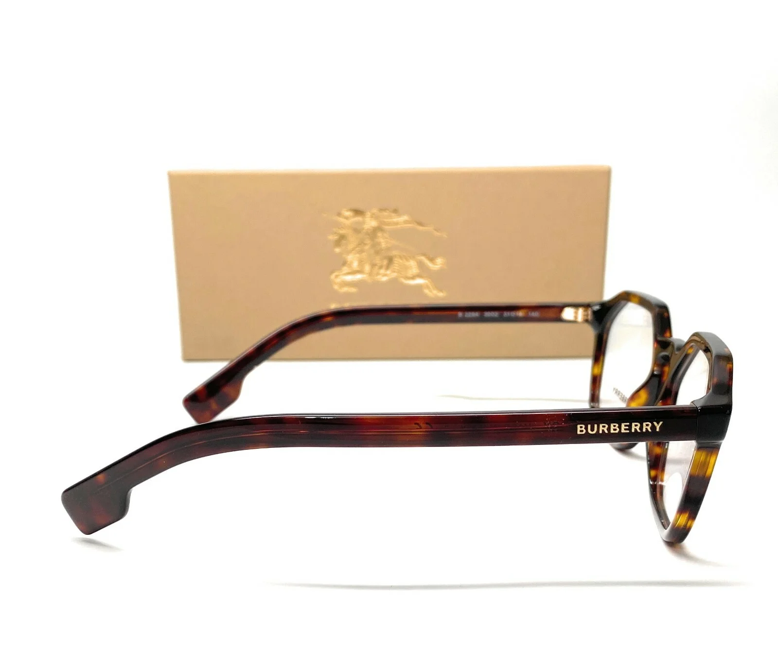 BURBERRY BE2294 3002 Dark Havana Demo Lens Women Eyeglasses 51mm 3