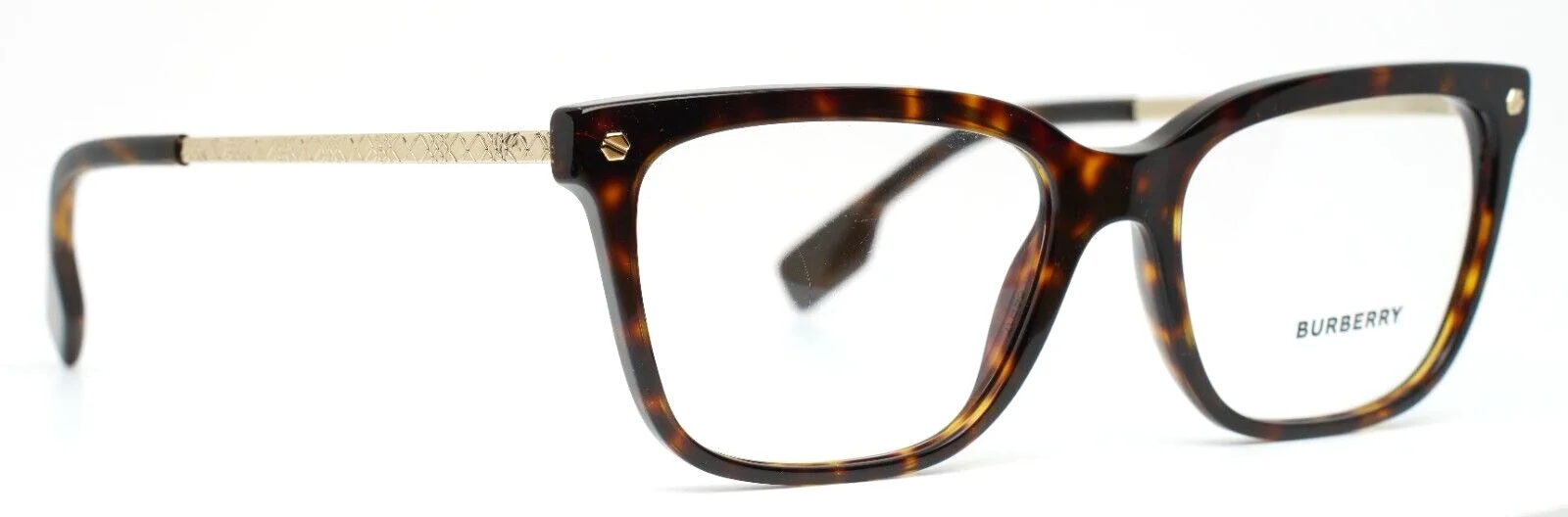 BURBERRY BE2319 3002 Dark Havana Womens Cat Eye Eyeglasses 54-17-140 B:39 3