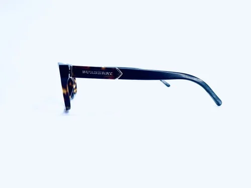 Burberry Brown Amber Tortoise Rectangular Eyeglasses Italy B2108 3002 52 16 140 3