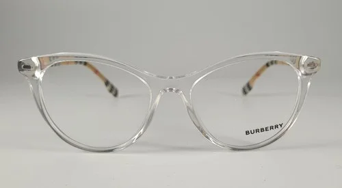 Burberry Eyeglasses B2325 NEW Color 3889 Clear Size 51 Cat Eye Authentic 2