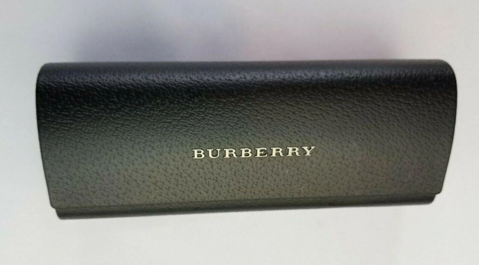 Burberry Eyeglasses /Sunglasses black Hard Case cleaning cloth & Box brand new 2