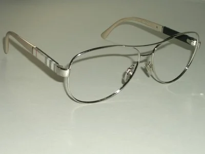 BURBERRY ITALY 59[]14 135 MULTI-CLR EYEGLASS/SUNGLASSES TEAR DROP FRAMES ONLY 2