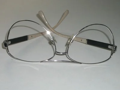 BURBERRY ITALY 59[]14 135 MULTI-CLR EYEGLASS/SUNGLASSES TEAR DROP FRAMES ONLY 4
