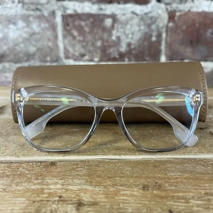 Burberry Mildred Transparent B 2323 3896 Eyeglasses Frames 54-17-140 Width