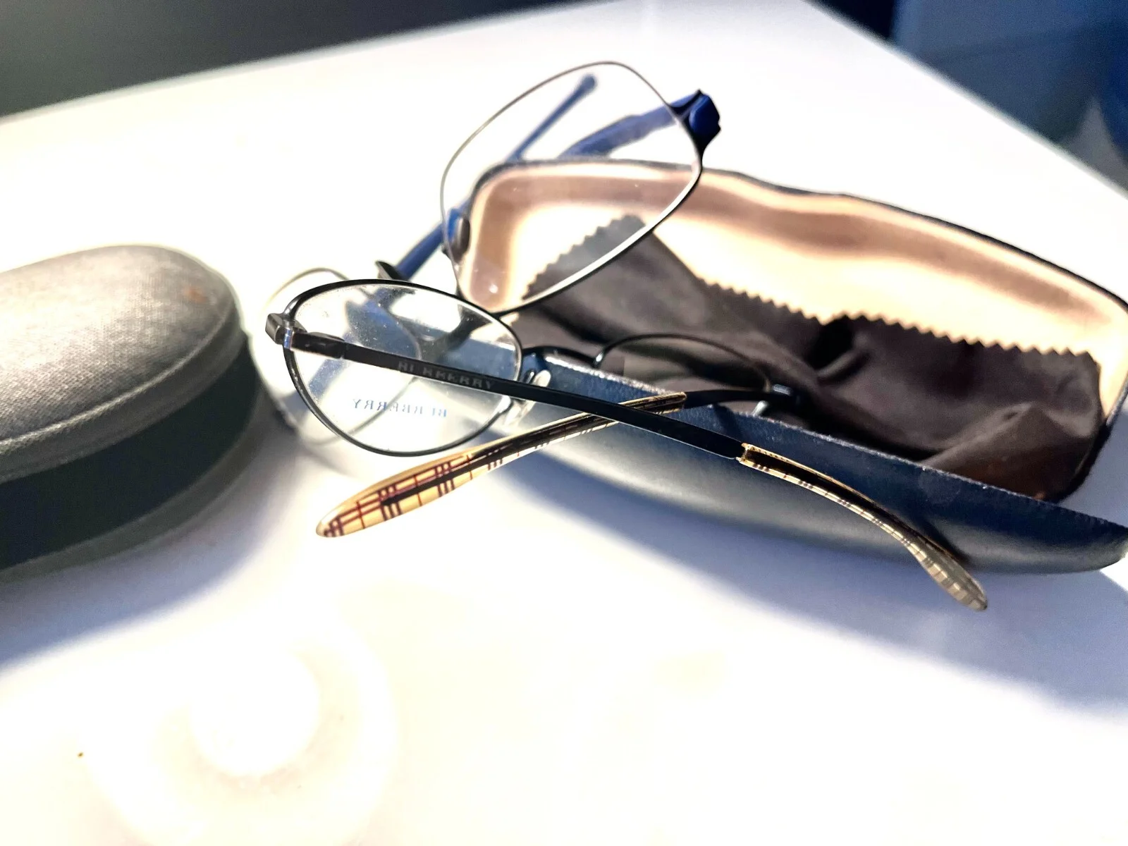 BURBERRY SAFILO 130 OVAL DESIGNER EYEGLASSES FRAMES No prescription