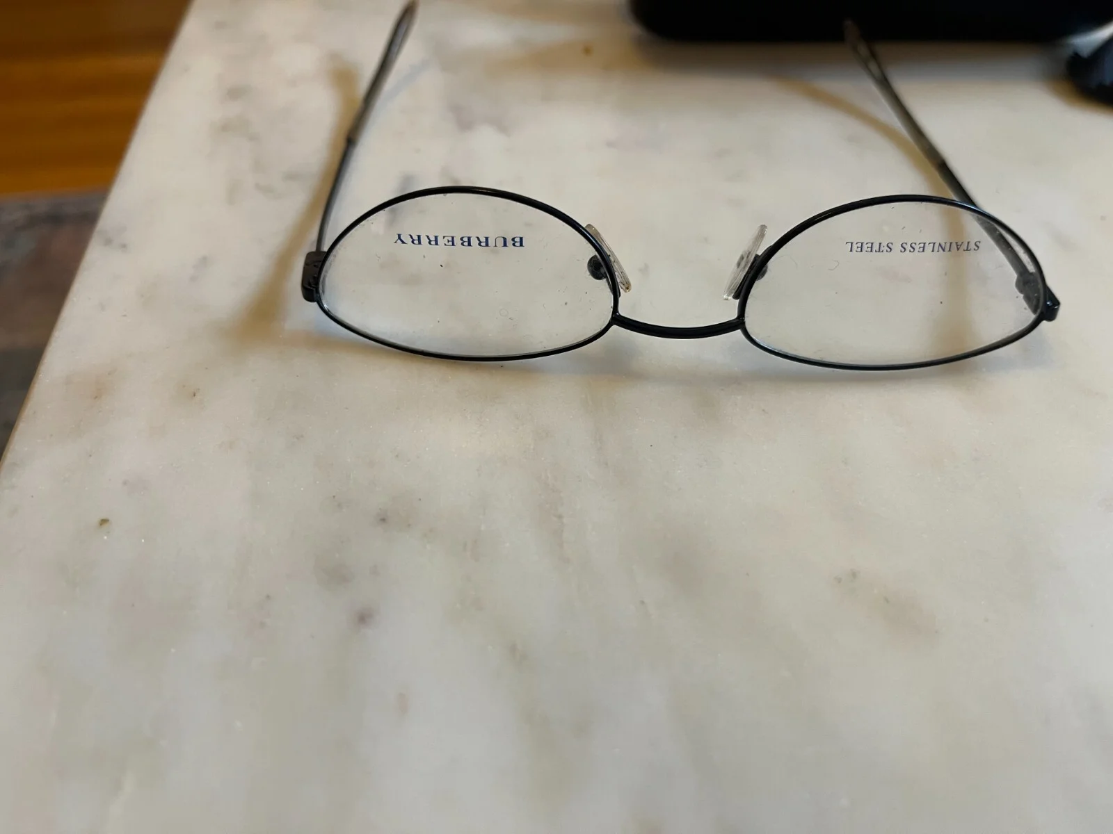 BURBERRY SAFILO 130 OVAL DESIGNER EYEGLASSES FRAMES No prescription 2