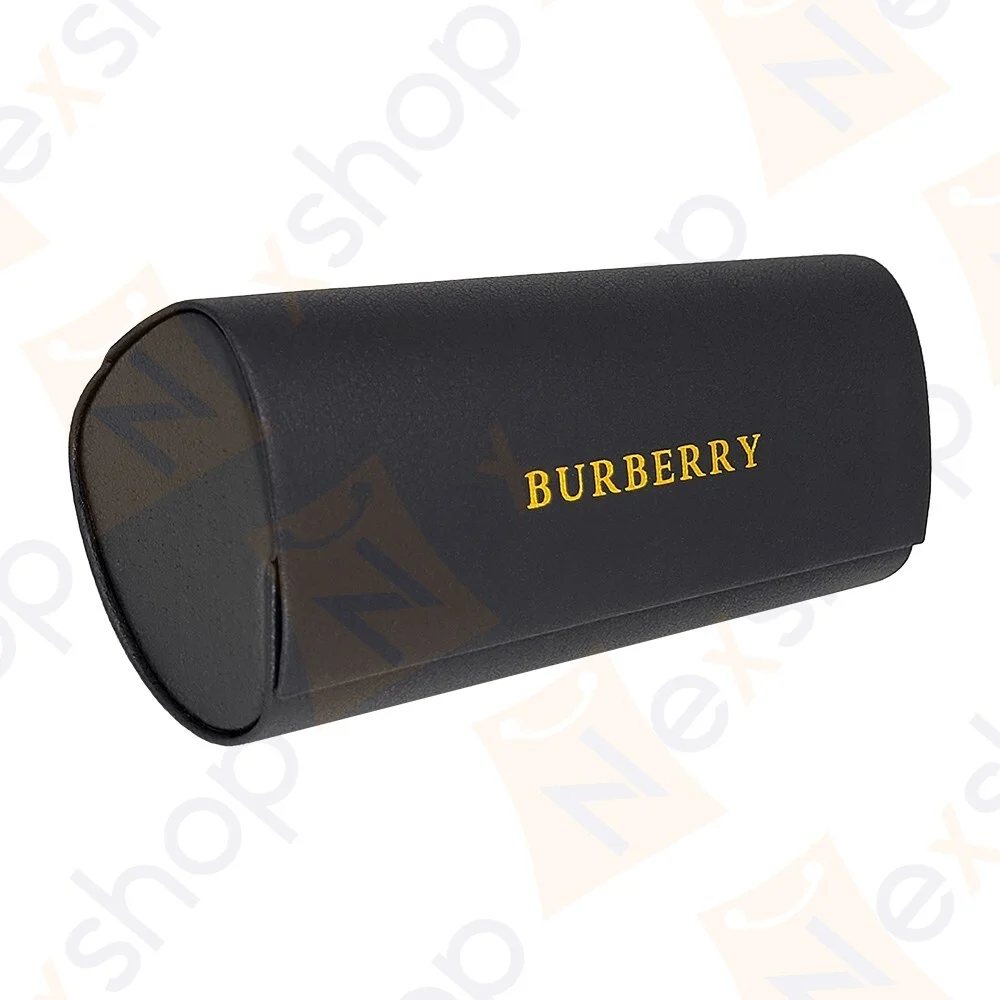 Burberry Sunglasses Eyeglasses Leather Medium Hard Case w/ Cloth & Giftbox 2