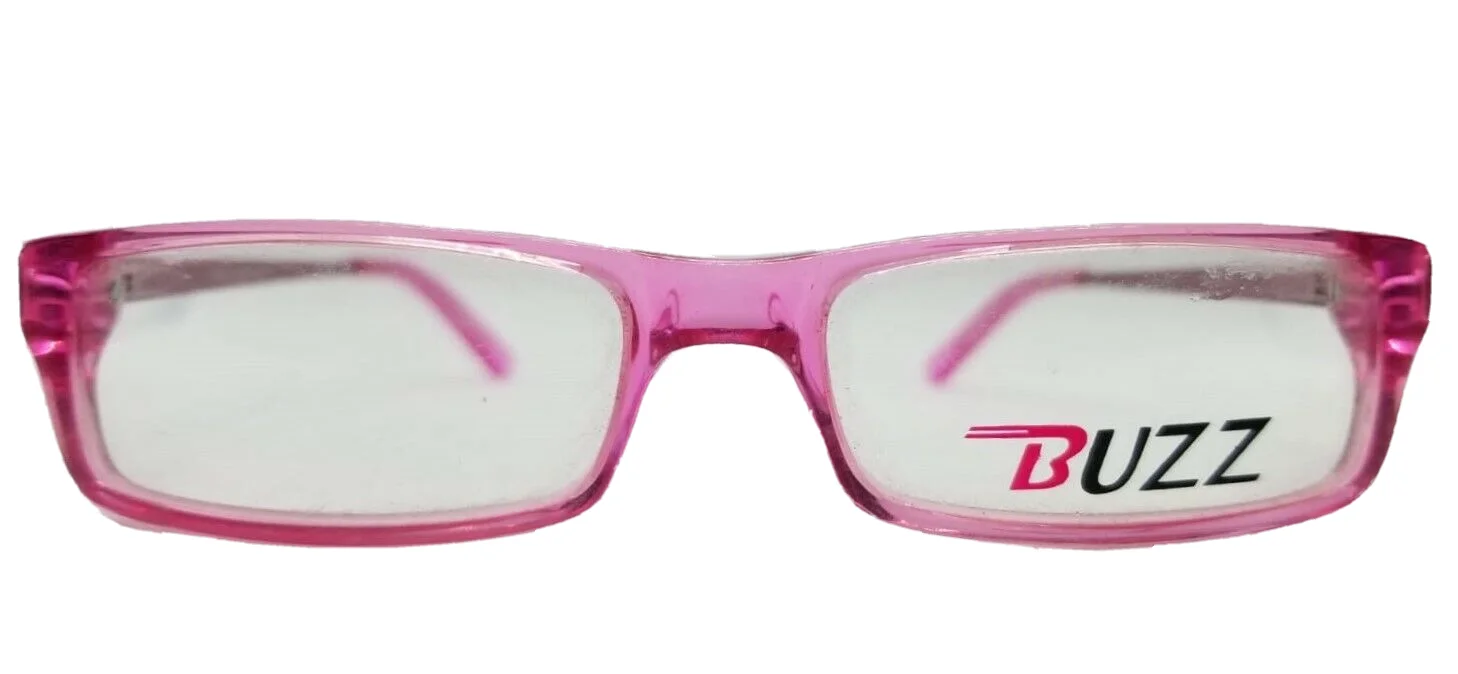 Buzz Pink Eyeglasses Frames For Kids Plastic Rectangular Full Frame 44-14-130