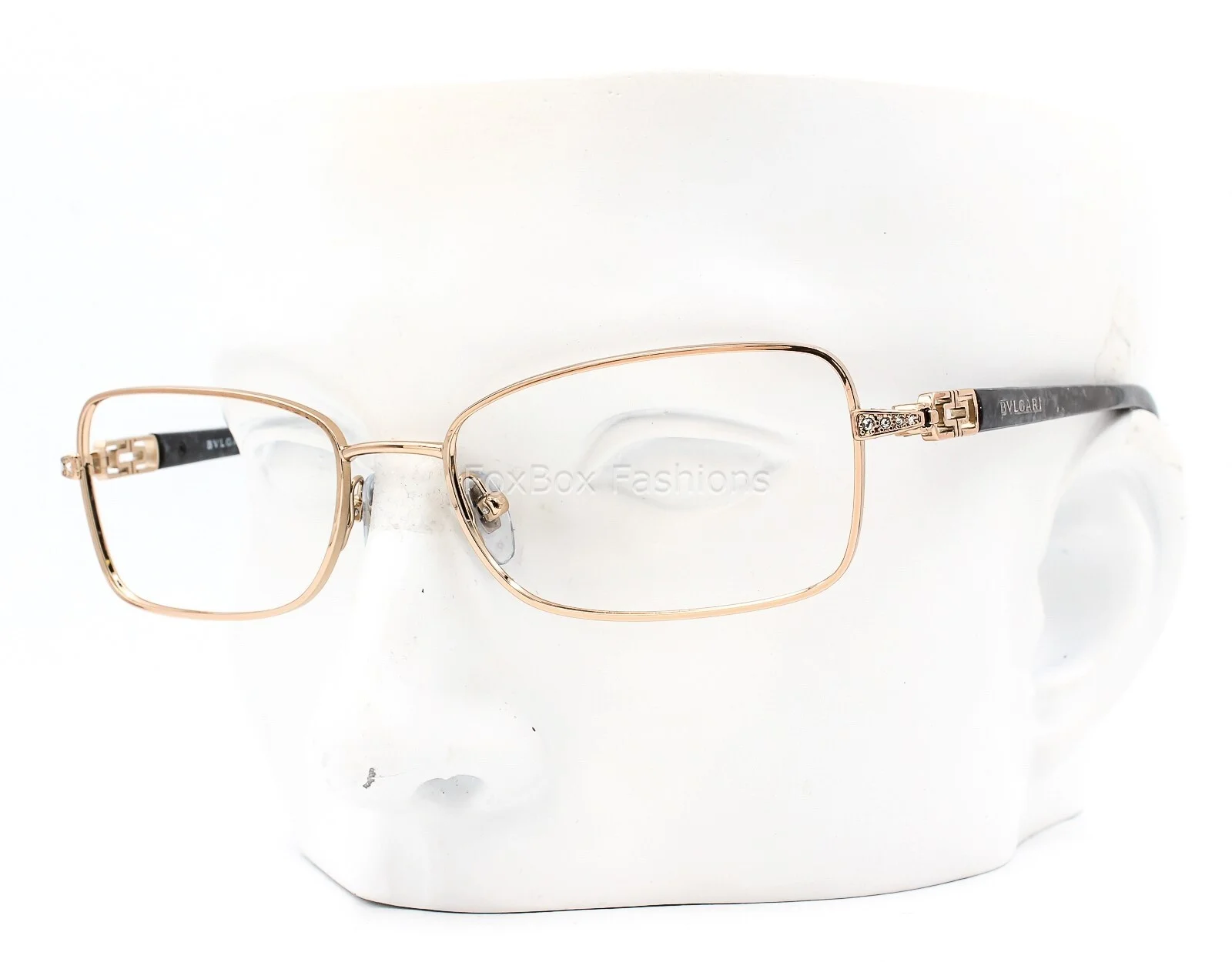 Bvlgari 2133B 376 Eyeglasses Glasses Copper Gold w/ Swarovski Crystals 52mm