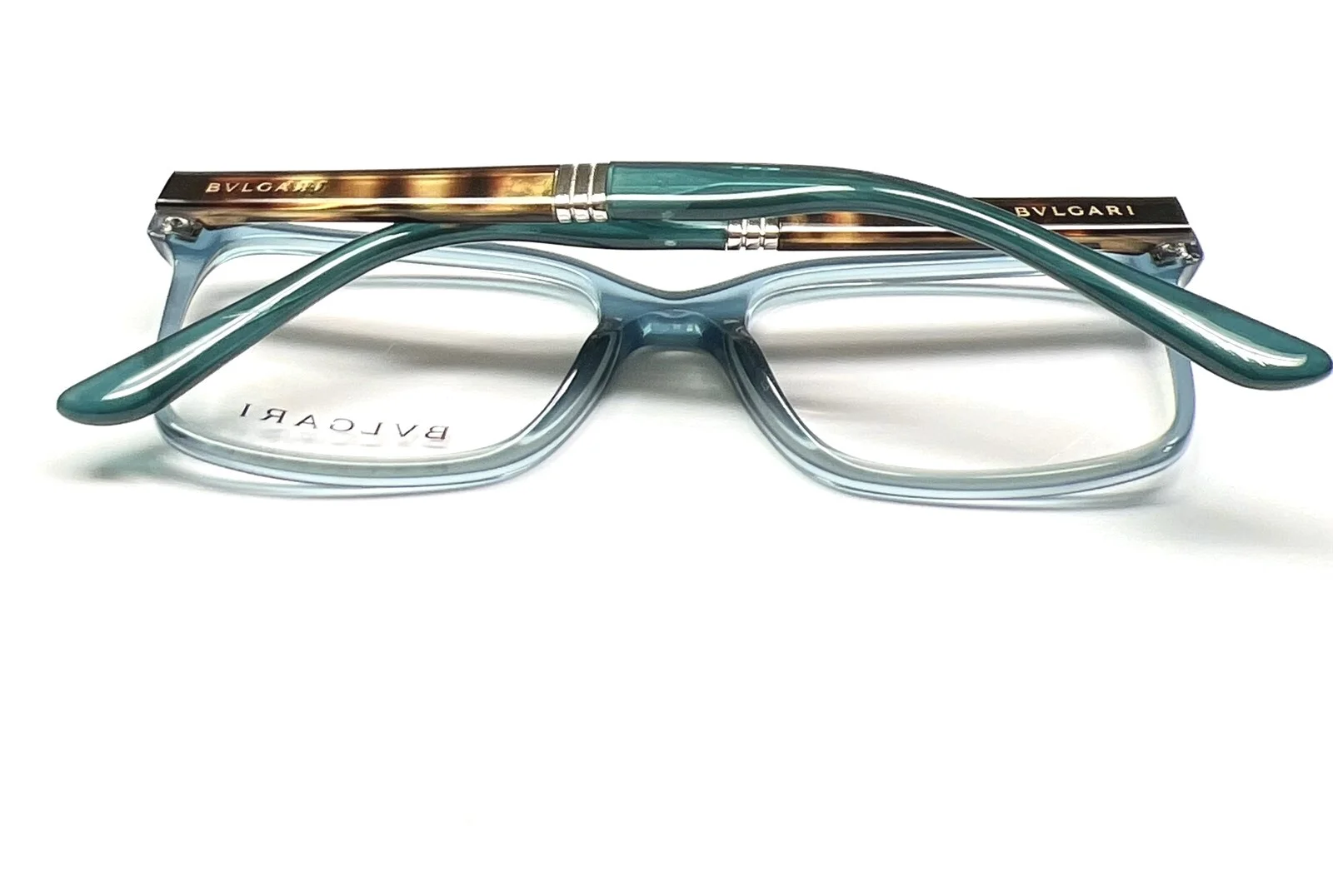 Bvlgari 3018 5304 Eyeglasses Glasses Transparent Blue / Tortoise 54-18-140 3