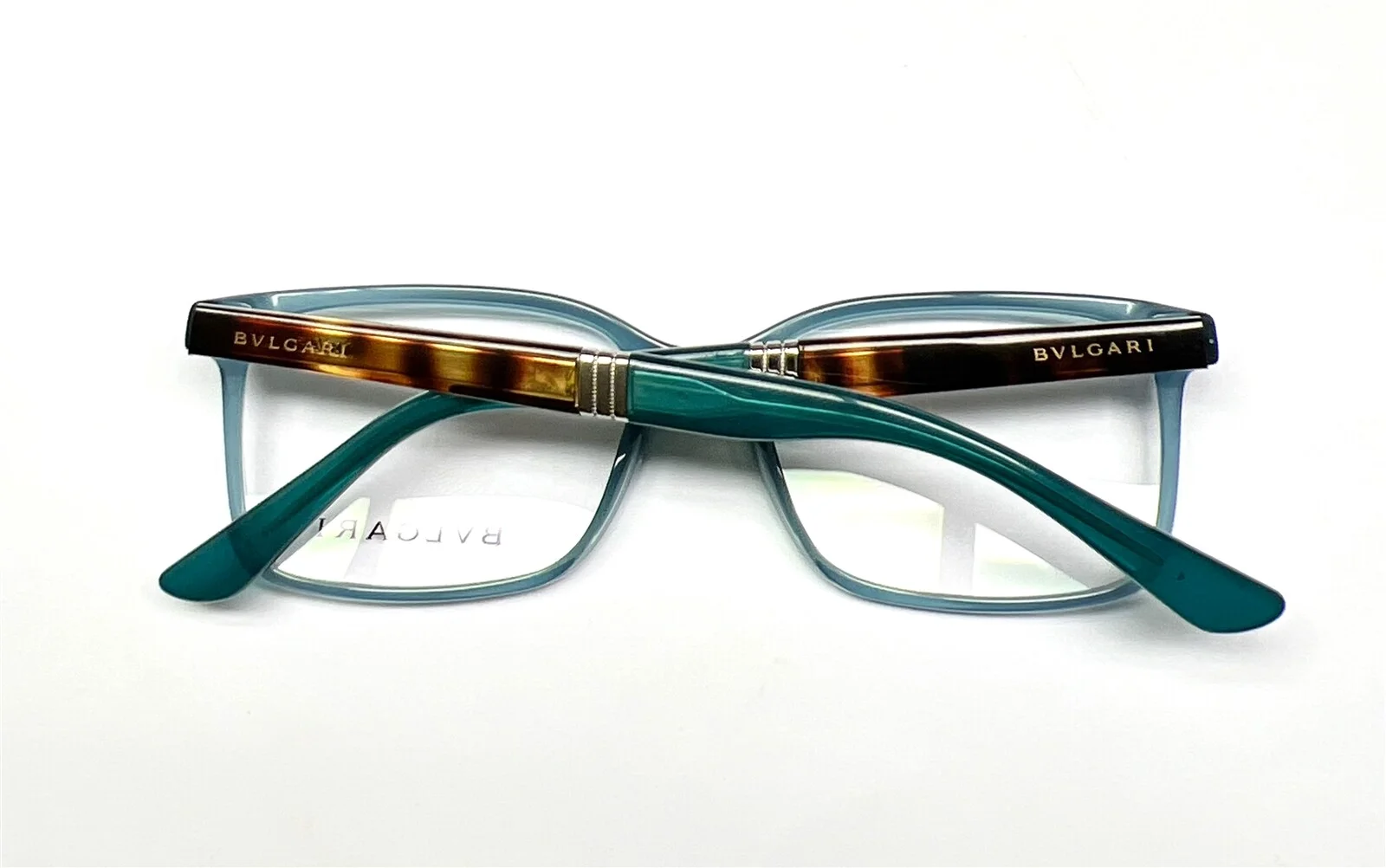 Bvlgari 3018 5304 Eyeglasses Glasses Transparent Blue / Tortoise 54-18-140 4