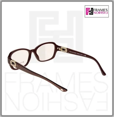 Bvlgari 4071B 5177 Eyeglasses Glasses Pearl Brown & Gold w/ Swarovski Crystals 3