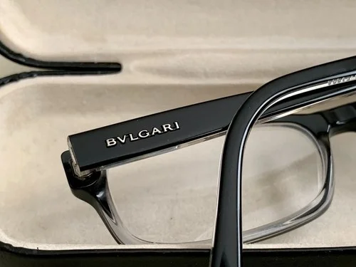 Bvlgari Classic Men Or Women Eyeglasses Frames Glasses Black 2