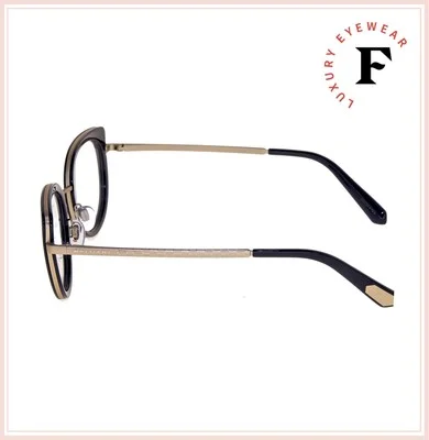 BVLGARI SERPENTI BV2194 Bronze Black Scales Decor Eyeglasses Optical 2194 50mm 2