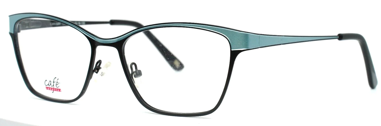 CAFE LUNETTES 3281 C1 Frost Black Womens Cat Eye Eyeglasses 53-16-135