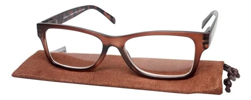 Calabria Morgan Rectangle Designer Reading Glasses 52mm Leopard Tortoise Marble 3