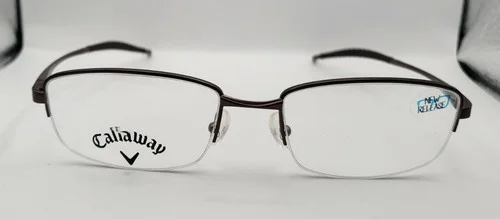 Callaway 54-18-140 lt brown eyeglass frames 2