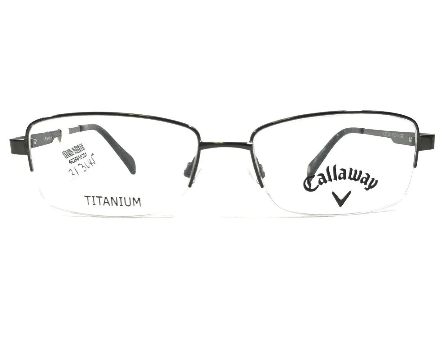 Callaway C 17 COL 20 Eyeglasses Frames Grey Rectangular Half Rim 53-17-140 2