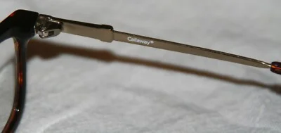 Callaway eyeglass frames tortoise brown and gold tone 53x18-140 C12 COL 10 2