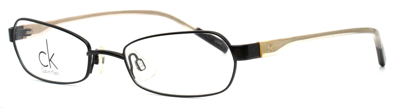 CALVIN KLEIN 5124 001 Black Womens Oval Petite Eyeglasses 49-18-130 B:25