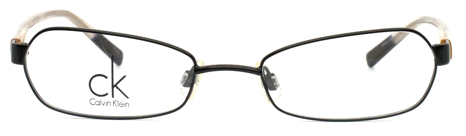 CALVIN KLEIN 5124 001 Black Womens Oval Petite Eyeglasses 49-18-130 B:25 2