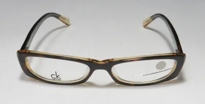 CALVIN KLEIN 5590 219 FULL RIM LOGO PRINT SLIM CAT EYE SHAPE DESIGNER EYEGLASSES 3