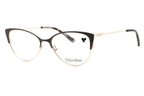 CALVIN KLEIN CK18120-201-53 Eyeglasses Size 53mm 15mm 140mm brown Women